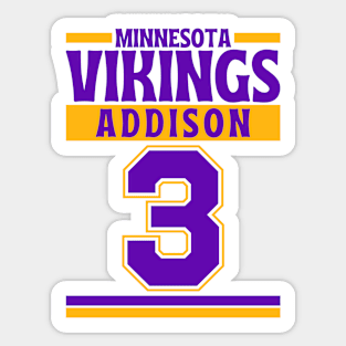 Minnesota Vikings Addison 3 American Football Edition 3 Sticker